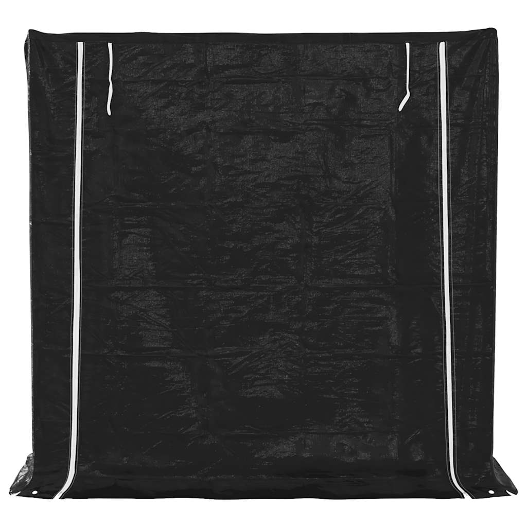 vidaxL Ράφι για καυσόξυλα με κάλυμμα βροχής 200x60x200 εκ.