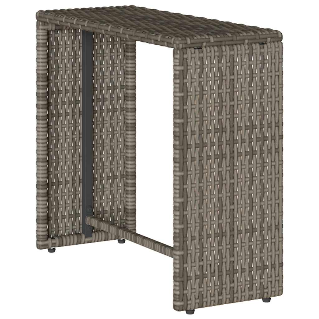 vidaXL 5 τεμαχίων σετ καναπέδες κήπου με μαξιλάρια στοιβαζόμενο γκρι