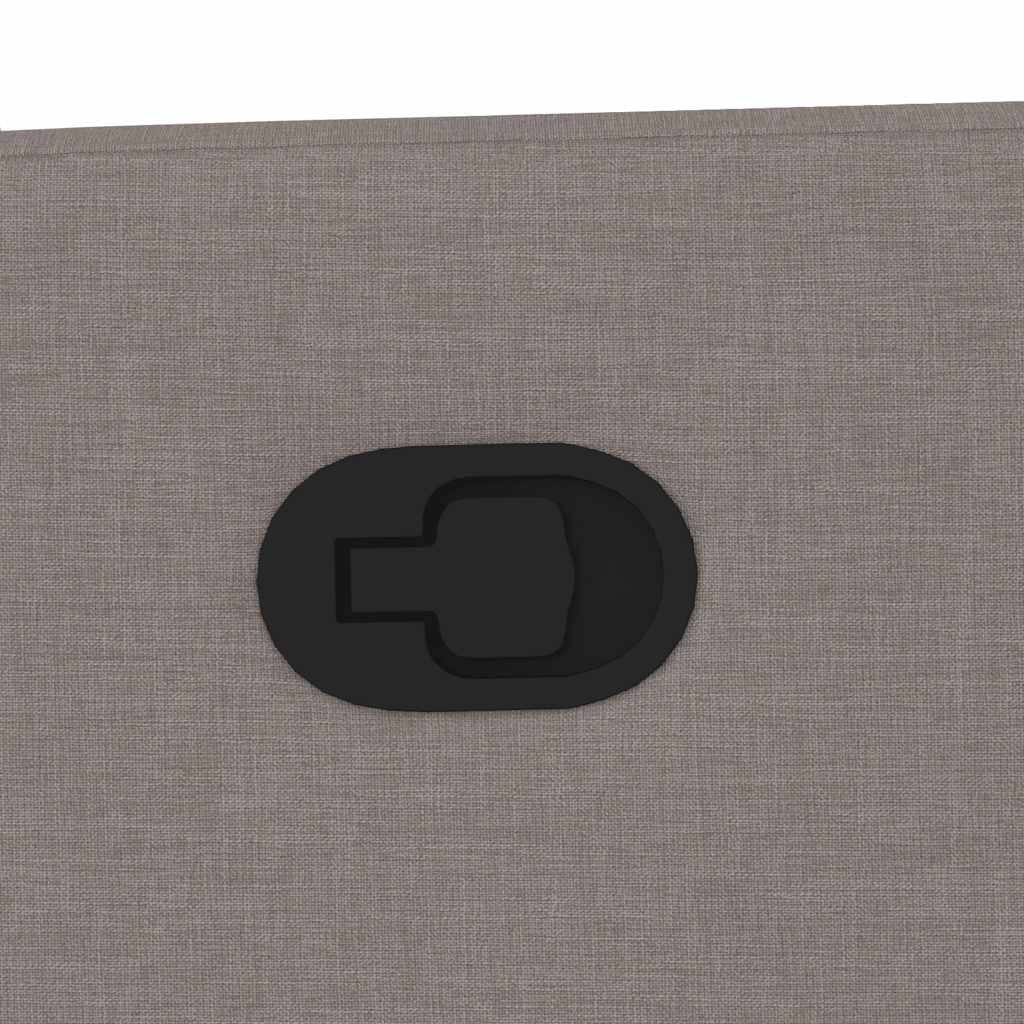 vidaXL Πολυθρόνα Ανακλινόμενη Taupe Υφασμάτινη