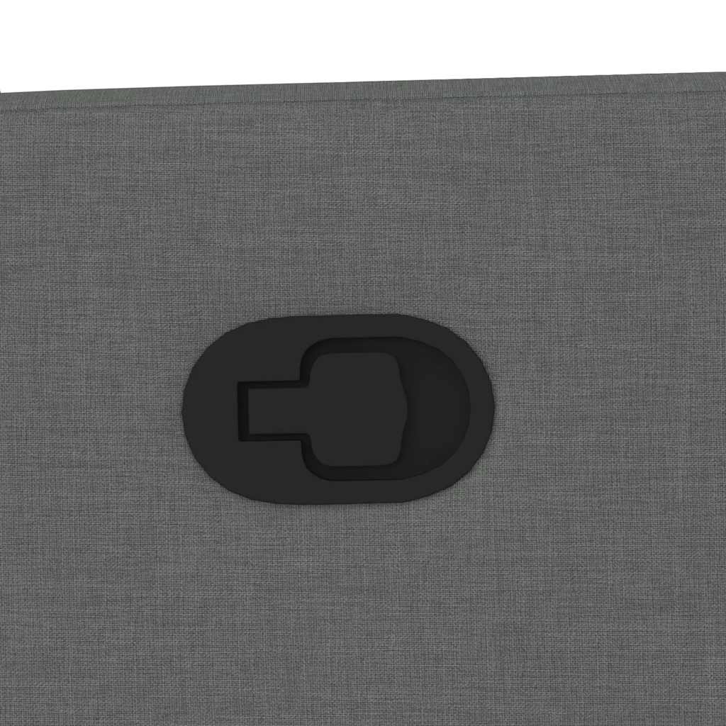 vidaXL Πολυθρόνα Μασάζ με Ανακλινόμενη Πόρτα Σκούρο Γκρι Υφασμάτινη