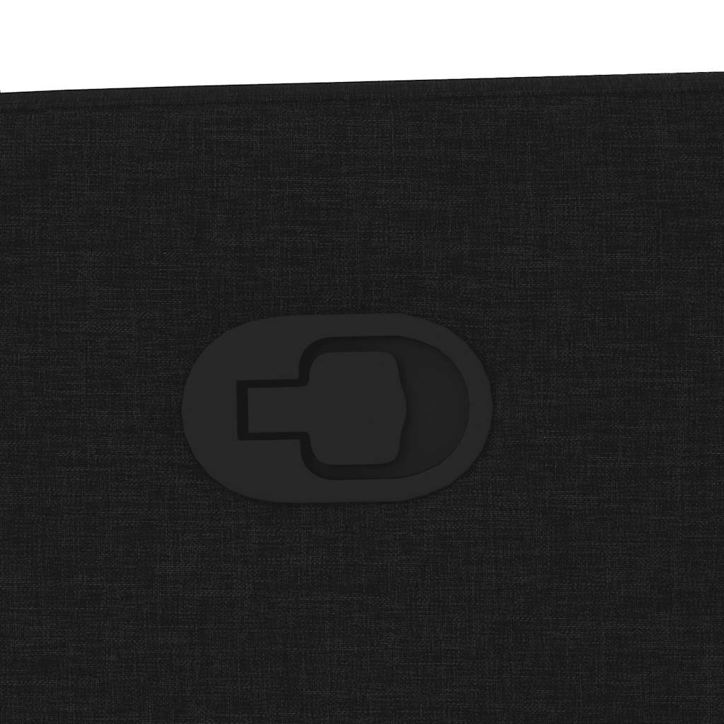 vidaXL Πολυθρόνα Μασάζ Ανακλινόμενη Μαύρη Υφασμάτινη