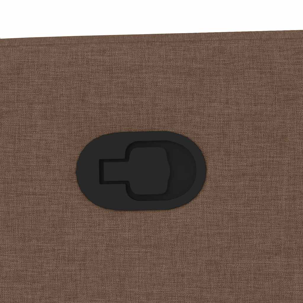 vidaXL Πολυθρόνα Μασάζ Ανακλινόμενη Καφέ Υφασμάτινη