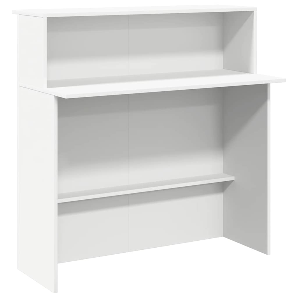 vidaXL Γραφείο Υποδοχής Λευκό 100x50x103,5 εκ. από Τεχνητό Ξύλο