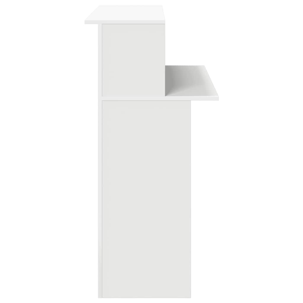 vidaXL Γραφείο Υποδοχής Λευκό 100x50x103,5 εκ. από Τεχνητό Ξύλο