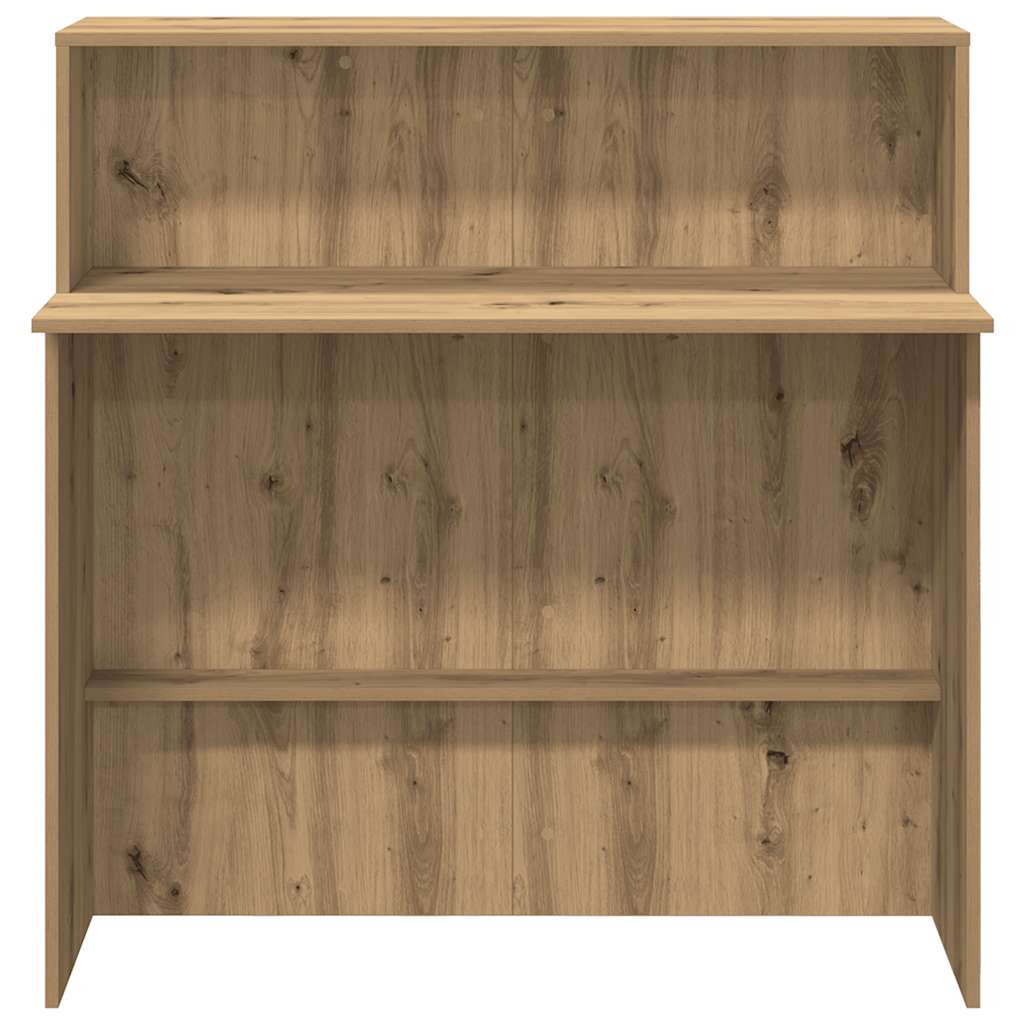 vidaXL Γραφείο υποδοχής 100x50x103,5 εκ. Επεξεργασμένο Ξύλο
