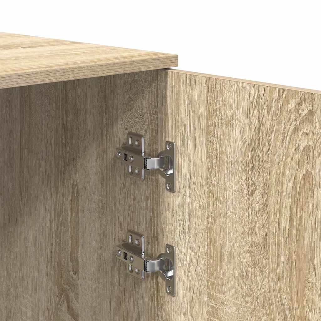 vidaXL Ντουλάπι αποθήκευσης Sonoma Oak Κατασκευασμένο ξύλο