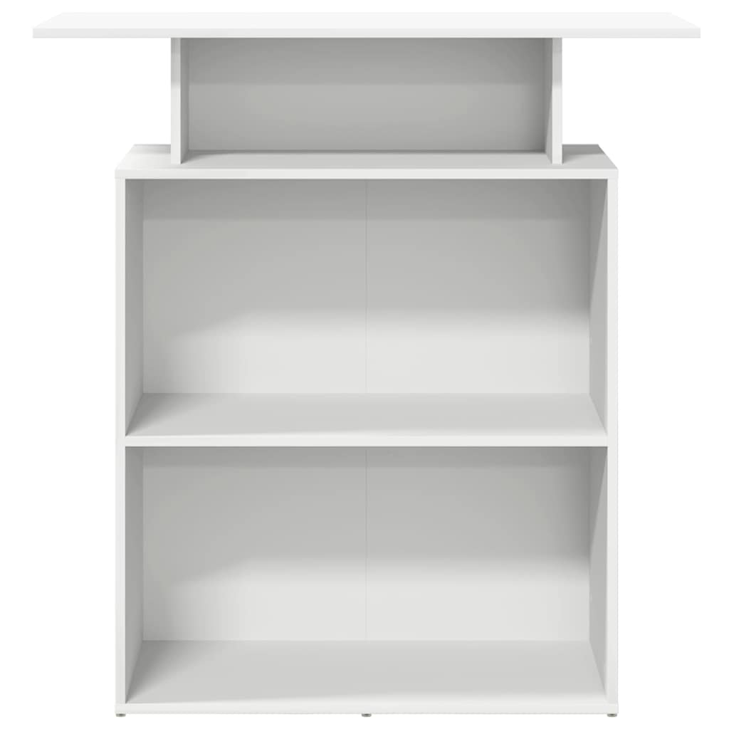 vidaXL Γραφείο Υποδοχής Λευκό 100x40x104 εκ. από Τεχνητό Ξύλο