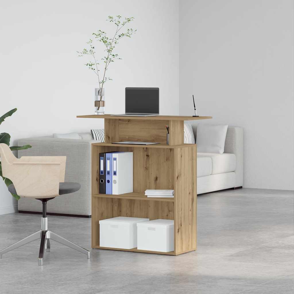 vidaXL Γραφείο υποδοχής 100x40x104 εκ. Επεξεργασμένο Ξύλο