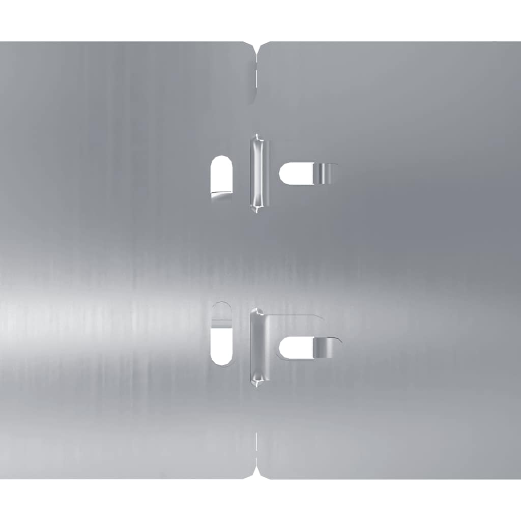 vidaXL Περιφράξεις γκαζόν 10 τεμάχια 10x103 cm από γαλβανισμένο χάλυβα