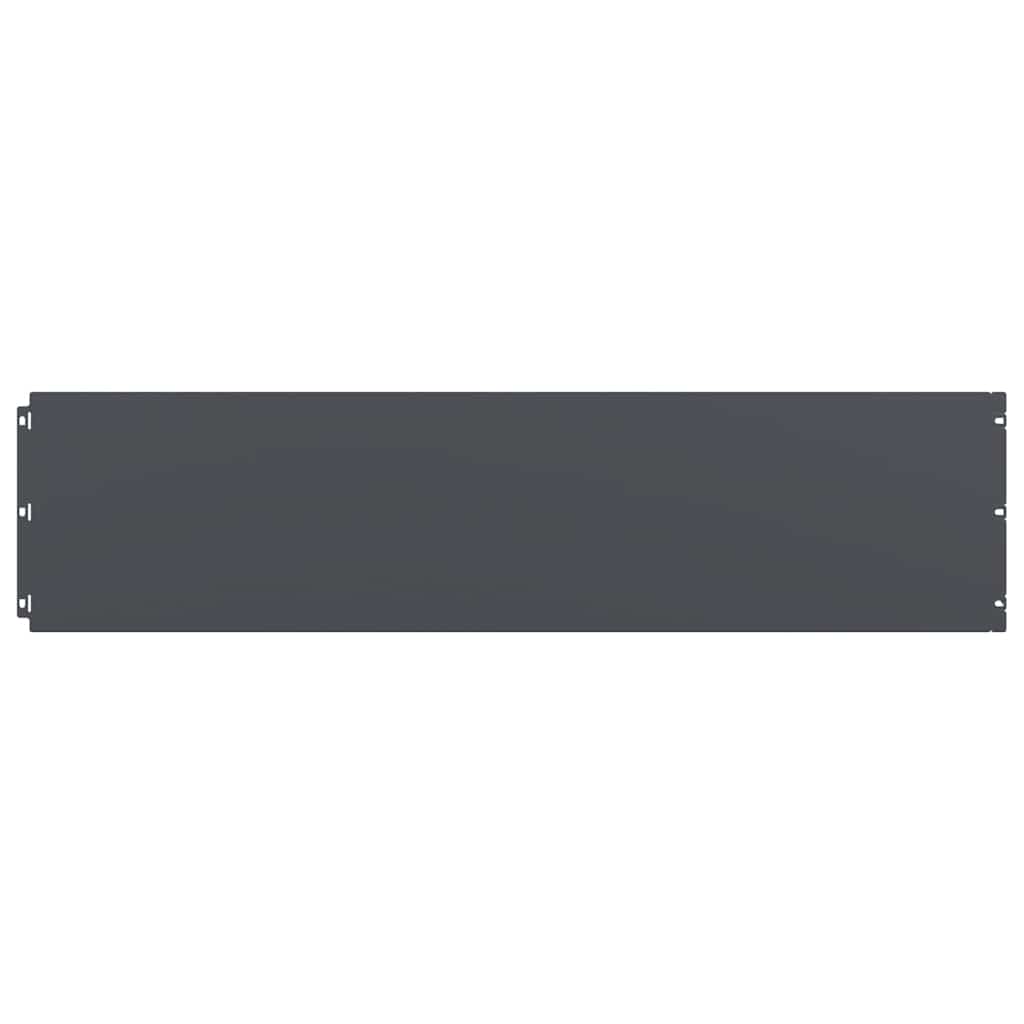 vidaXL Περιφράξεις γκαζόν 20 τεμάχια Ανθρακί από χάλυβα ψυχρής έλασης