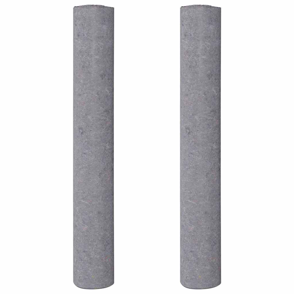 vidaXL Αντιολισθητικά Φλις Βαφής 2 τεμ. 10 μ. 280 γρ./μ² Γκρι