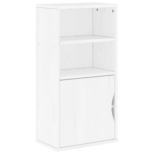 vidaXL Βοηθητικό Ντουλάπι ODDA Λευκό 40x24x79εκ. από Μασίφ Ξύλο Πεύκου
