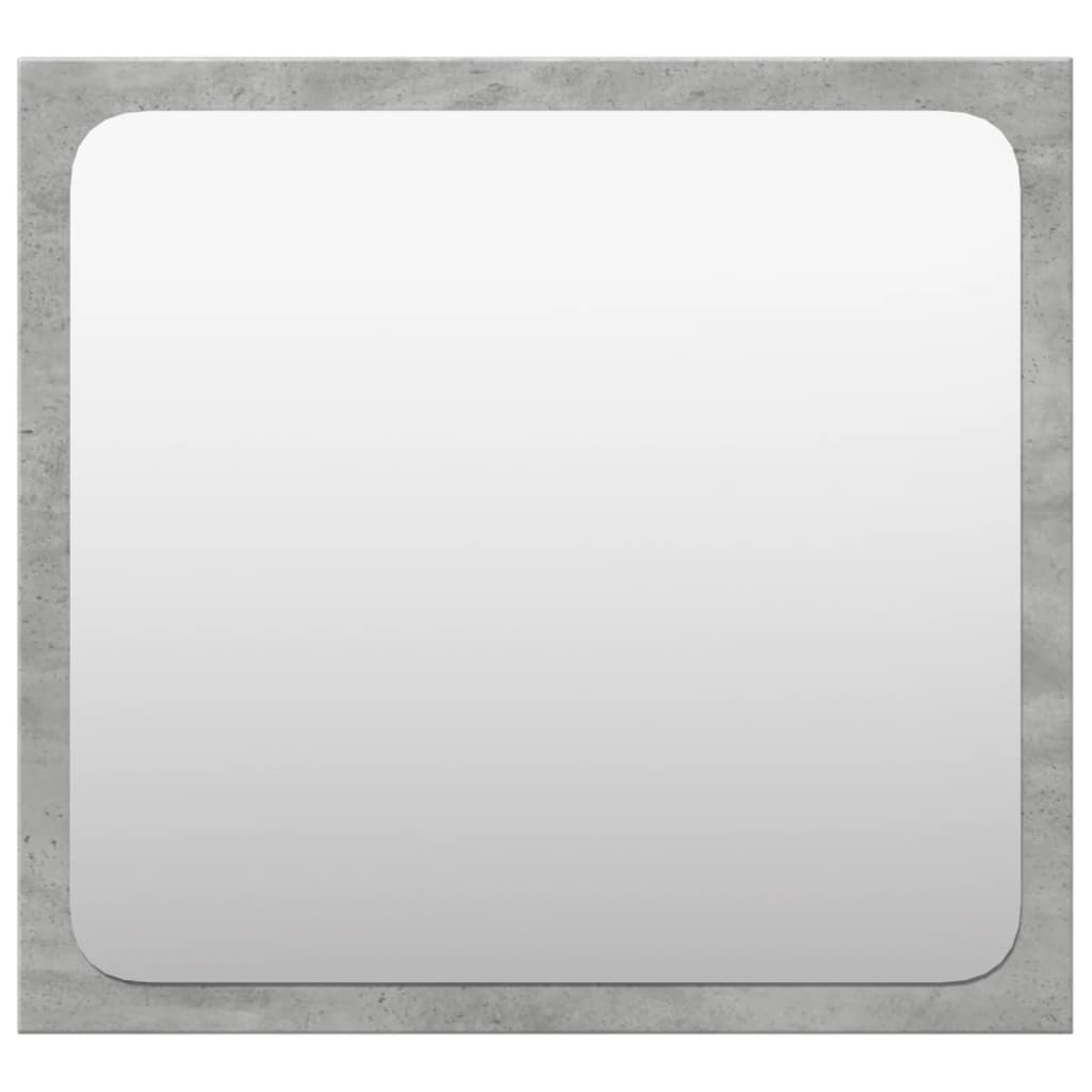 vidaXL Σετ Επίπλων Μπάνιου 4 Τεμαχίων Γκρι Σκυροδέματος από Επεξ. Ξύλο