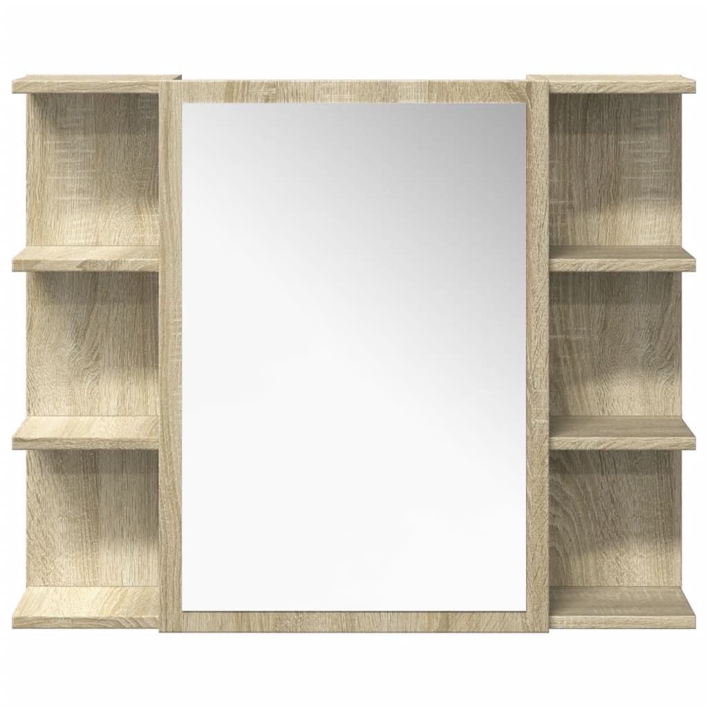 vidaXL Σετ Επίπλων Μπάνιου 4 Τεμαχίων Sonoma Δρυς Επεξεργασμένο Ξύλο