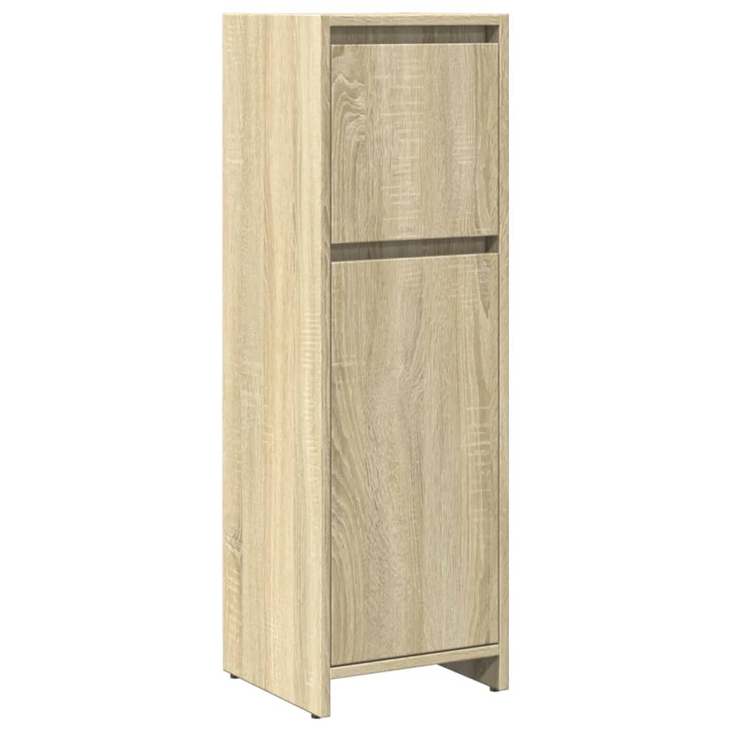 vidaXL Σετ Επίπλων Μπάνιου 3 Τεμαχίων Sonoma Δρυς Επεξεργασμένο Ξύλο