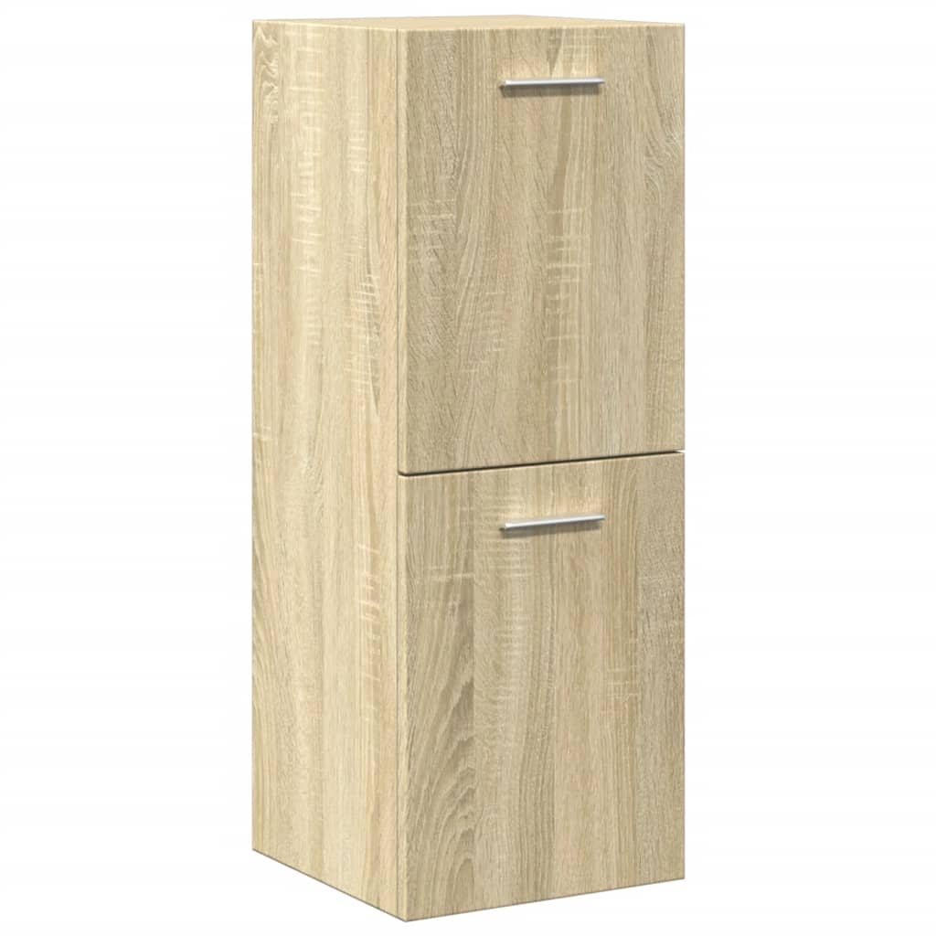 vidaXL Σετ Επίπλων Μπάνιου 3 Τεμαχίων Sonoma Δρυς Επεξεργασμένο Ξύλο