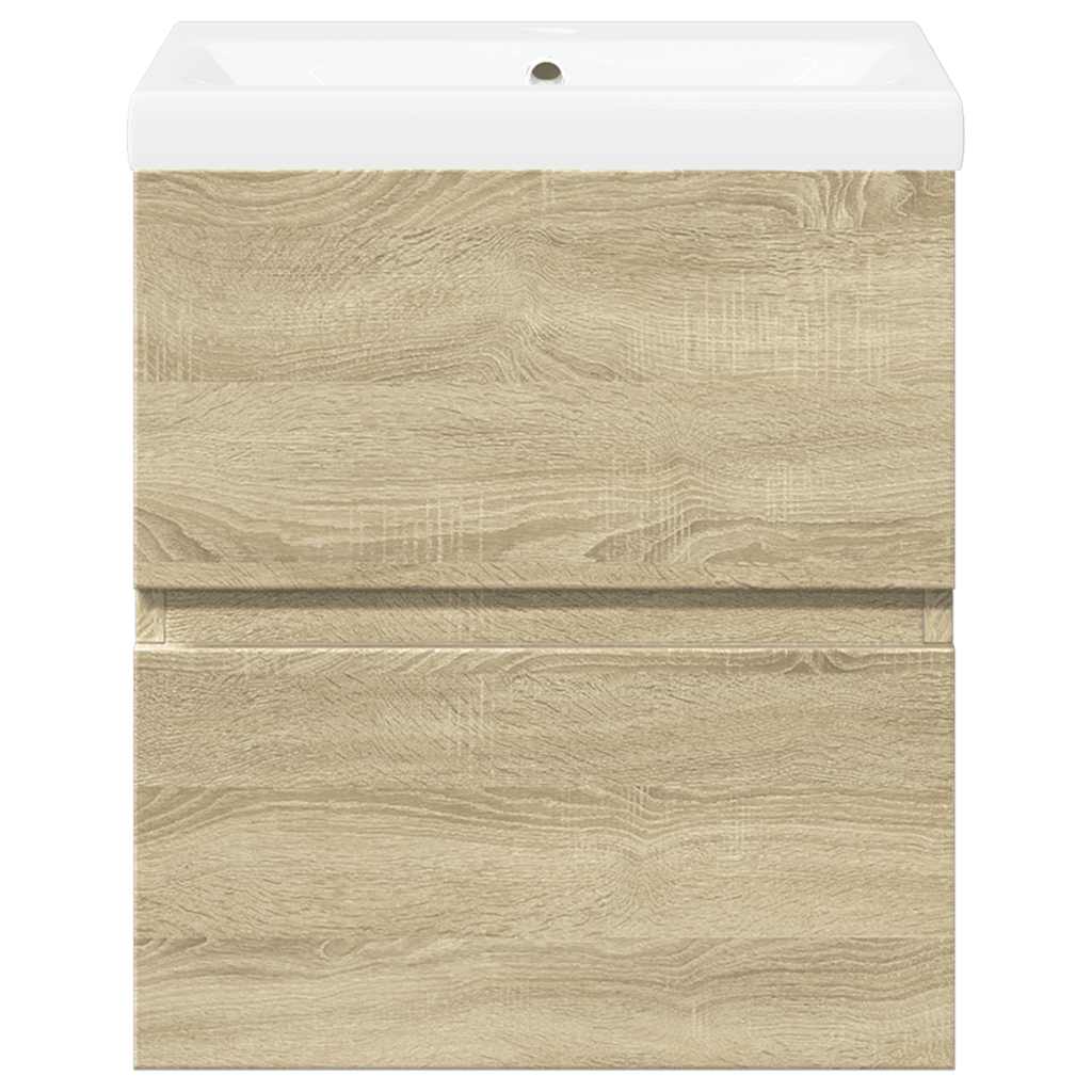 vidaXL Σετ Επίπλων Μπάνιου 2 Τεμαχίων Sonoma Δρυς Επεξεργασμένο Ξύλο