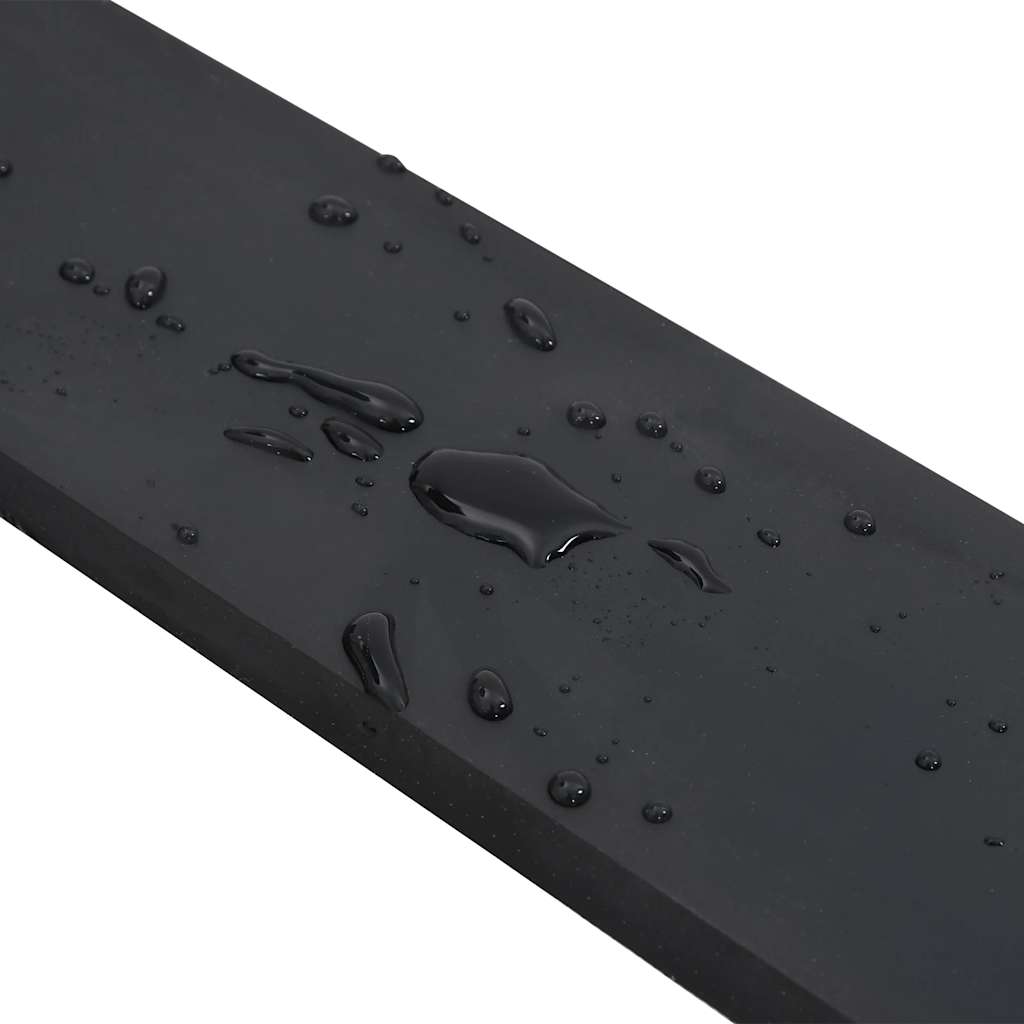 vidaXL Ελαστική Άκρη για Εκχιονιστικό Μαύρο 150x10x1 εκ.