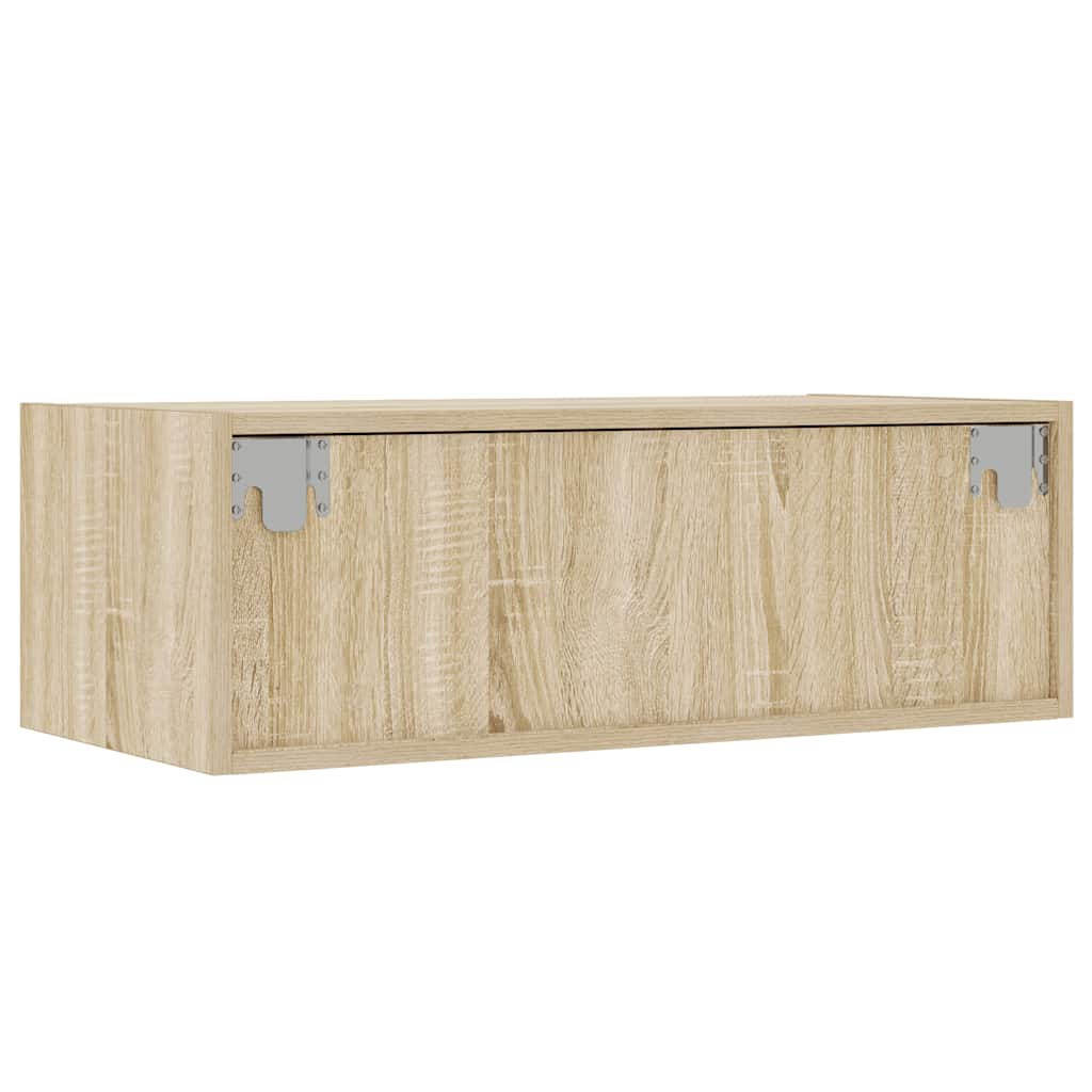ντουλάπι τηλεόρασης vidaXL με φώτα LED Sonoma Oak 75x35,5x25 cm