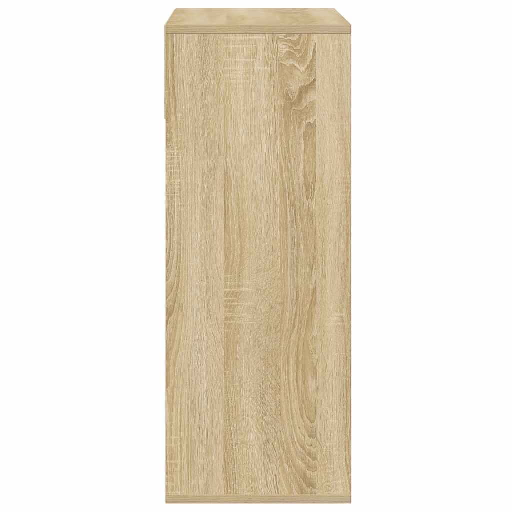 vidaXL Βιβλιοθήκη Χρώμα Sonoma Δρυς 66x31x80 εκ. Επεξεργασμένο Ξύλο