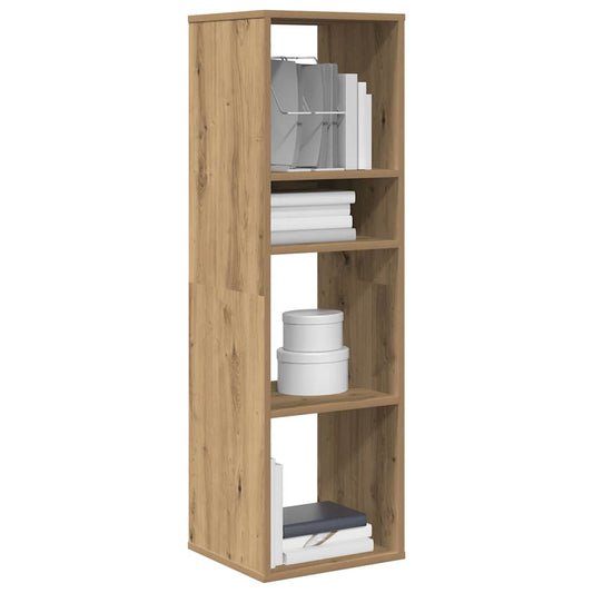 vidaXL Βιβλιοθήκη Artisan Δρυς 34x31x112 εκ. Επεξεργασμένο Ξύλο
