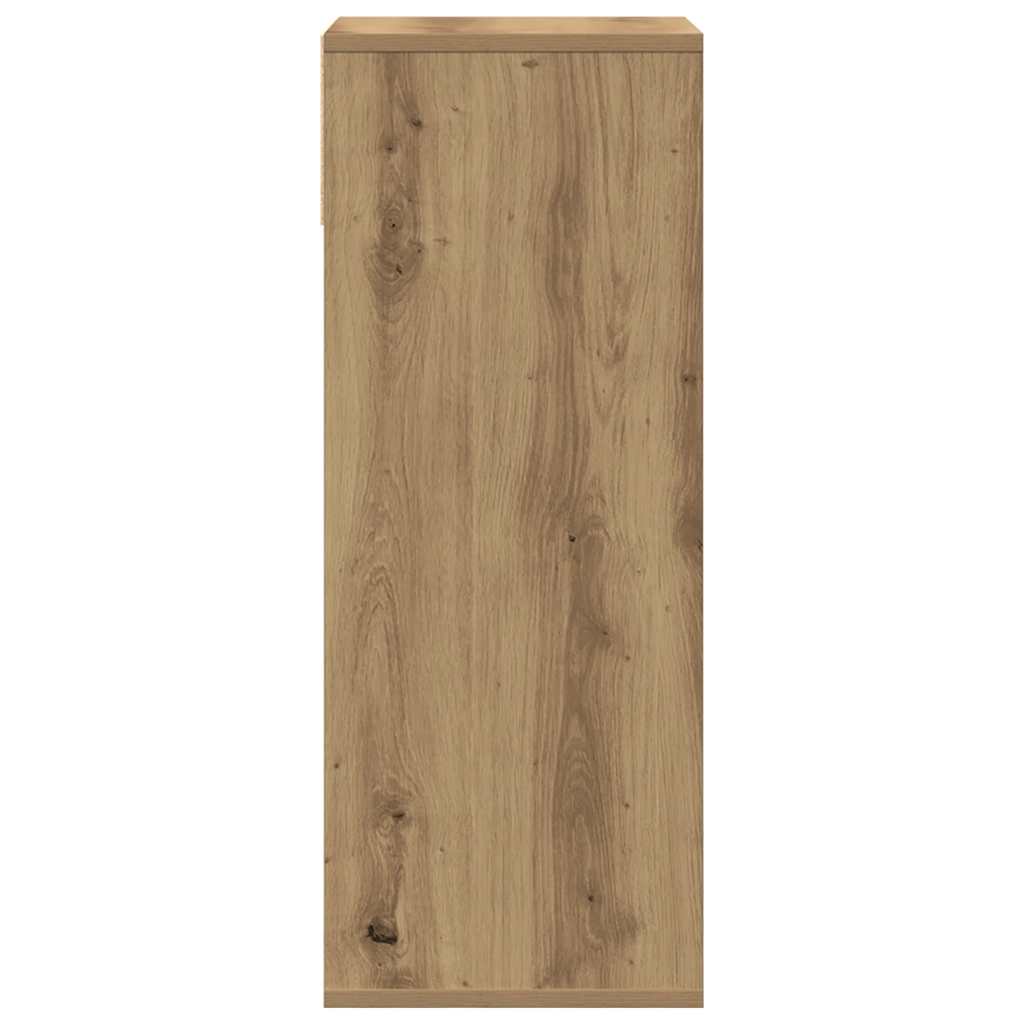 vidaXL Βιβλιοθήκη Artisan Δρυς 34x31x80 εκ. Επεξεργασμένο Ξύλο