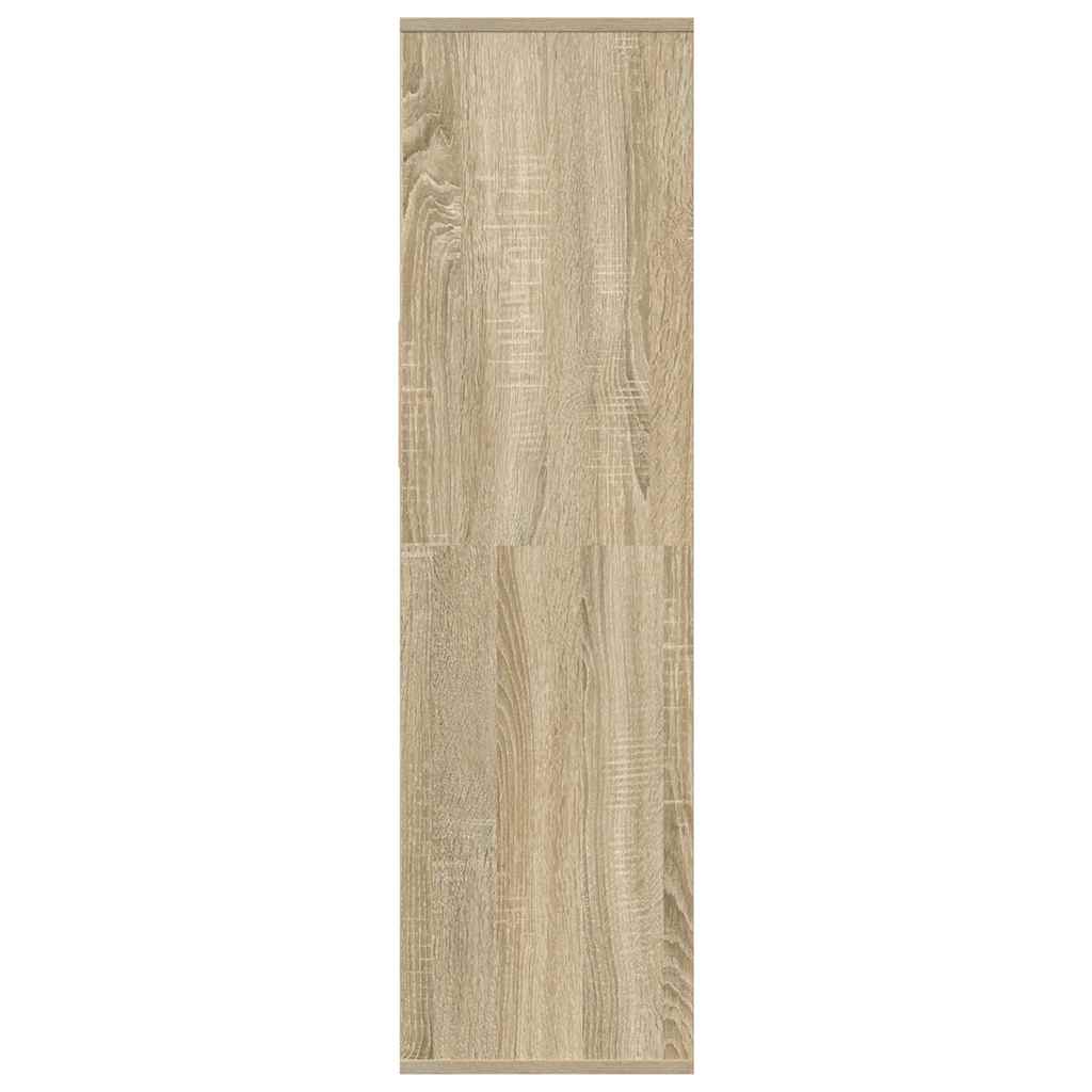 vidaXL Βιβλιοθήκη Χρώμα Sonoma Δρυς 34x31x112 εκ. Επεξεργασμένο Ξύλο