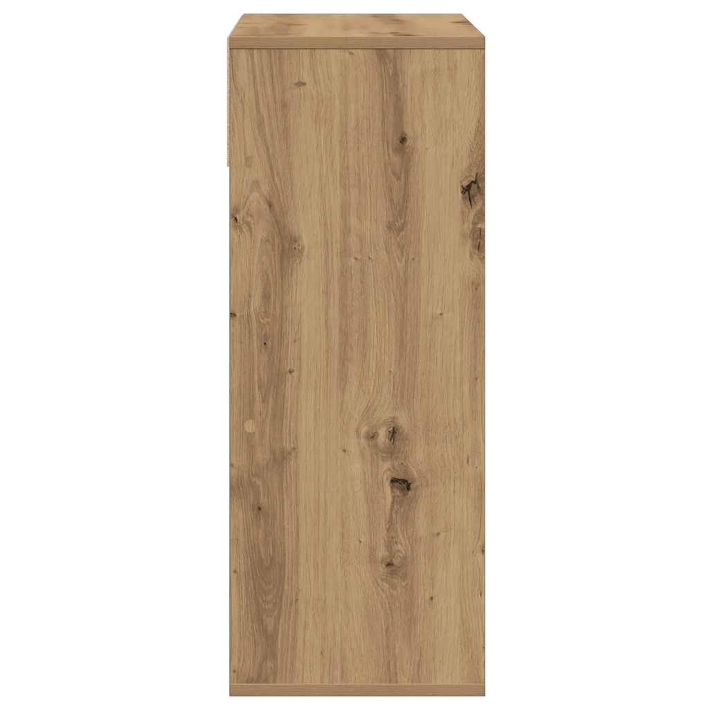 vidaXL Βιβλιοθήκη Αρτισιανή Δρυς 66x31x80 εκ. Επεξεργ. Ξύλο