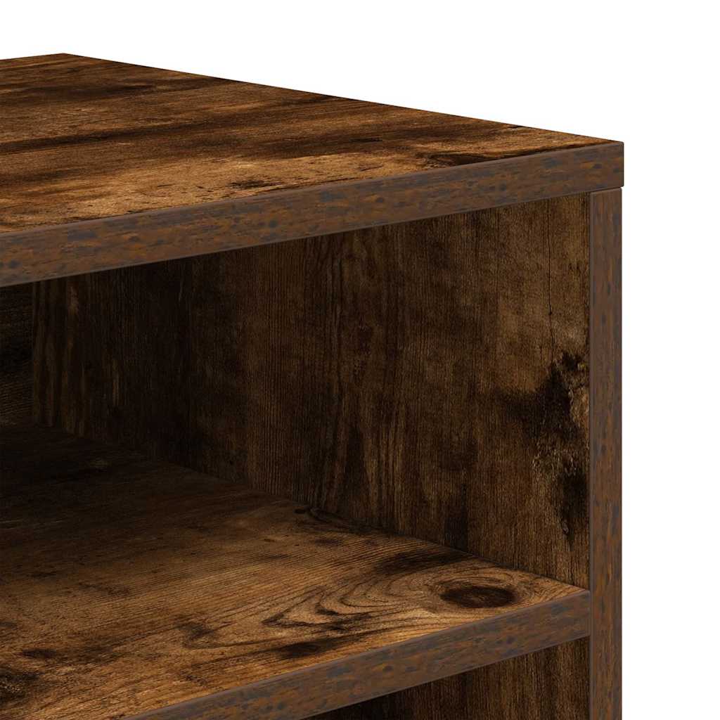 vidaXL Βιβλιοθήκη Καπνιστή Δρυς 66x31x80 εκ. από Επεξεργασμένο Ξύλο