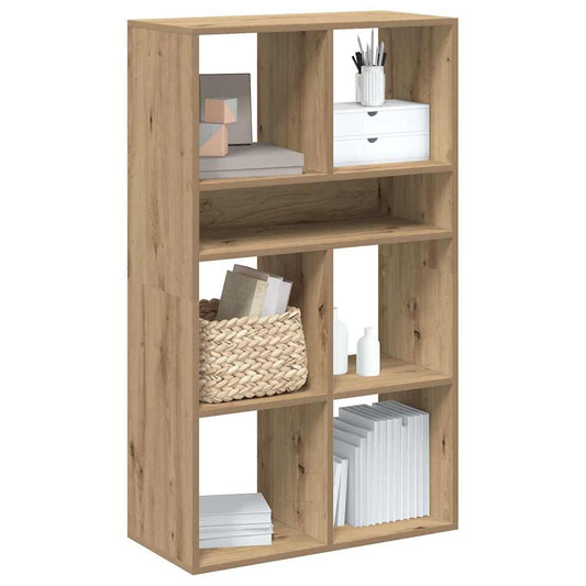 vidaXL Βιβλιοθήκη Artisan Δρυς 66x31x112 εκ. Επεξεργασμένο Ξύλο