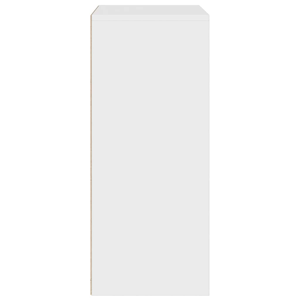 vidaXL Βιβλιοθήκη με 5 Ράφια Λευκή 60x30x71,5 εκ. Επεξεργασμένο Ξύλο