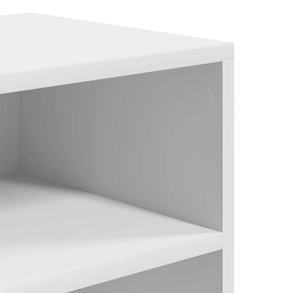 vidaXL Βιβλιοθήκη με 5 Ράφια Λευκή 60x30x71,5 εκ. Επεξεργασμένο Ξύλο