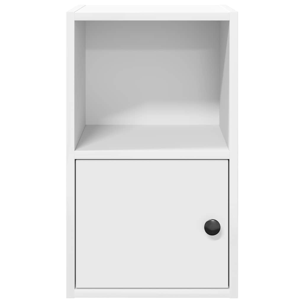 vidaXL Βιβλιοθήκη Λευκή 31x24x52 εκ. από Επεξεργασμένο Ξύλο