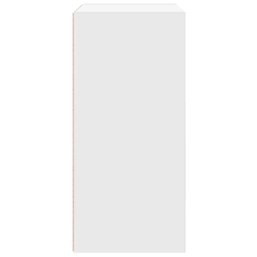 vidaXL Βιβλιοθήκη Λευκή 31x24x52 εκ. από Επεξεργασμένο Ξύλο