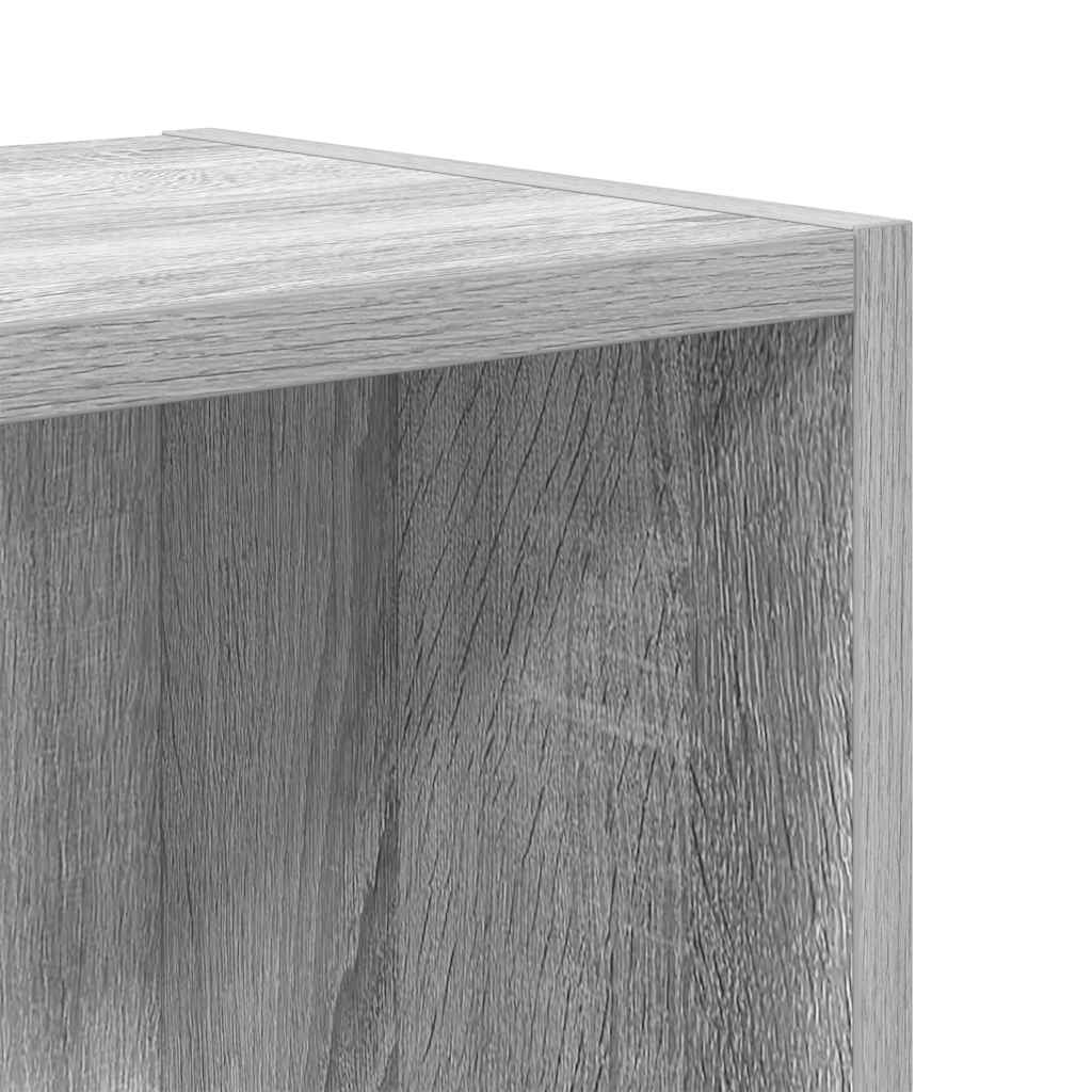 vidaXL Βιβλιοθήκη Γκρι Sonoma 31x24x52 εκ. από Επεξεργ. Ξύλο
