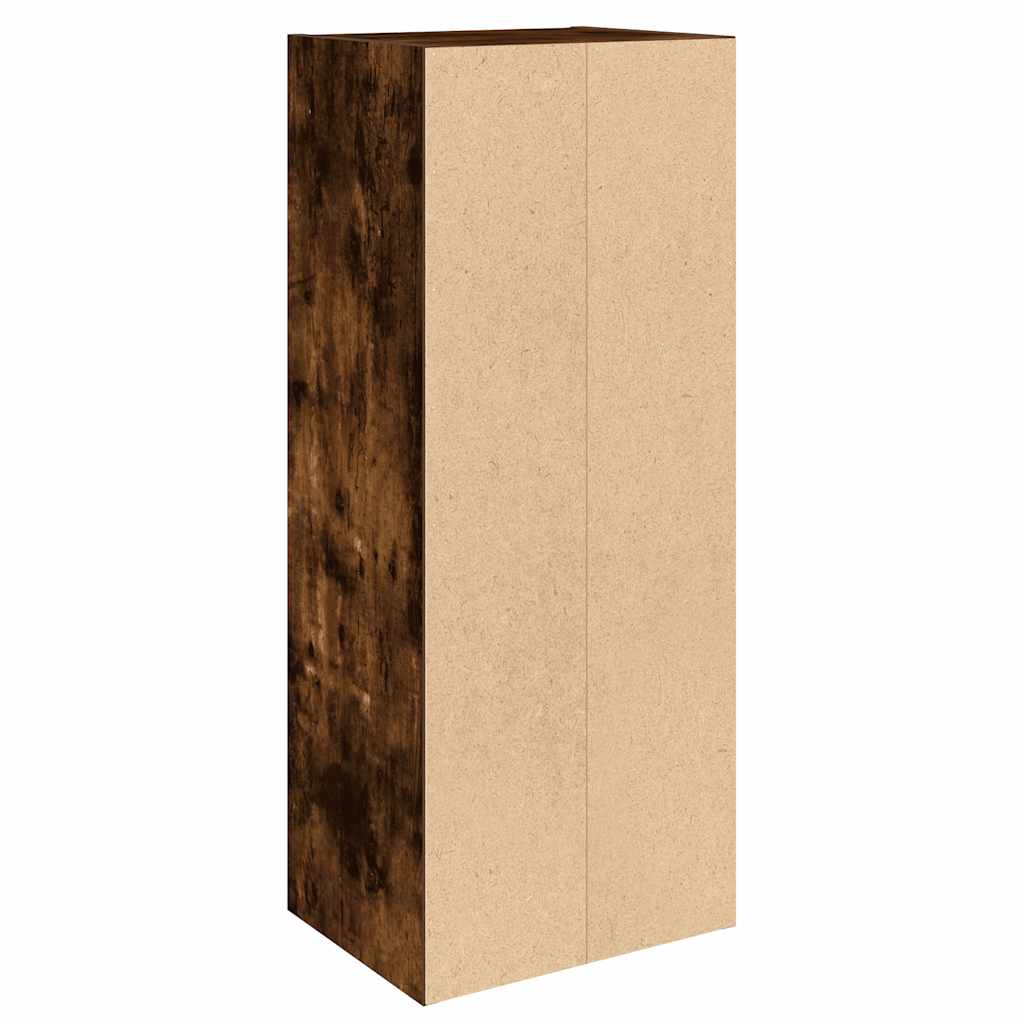 vidaXL Βιβλιοθήκη Καπνιστή Δρυς 31x24x77 εκ. από Επεξεργασμένο Ξύλο