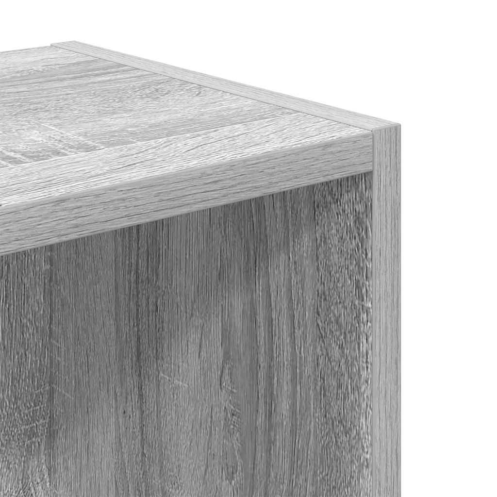 vidaXL Βιβλιοθήκη Γκρι Sonoma 31x24x77 εκ. από Επεξεργ. Ξύλο