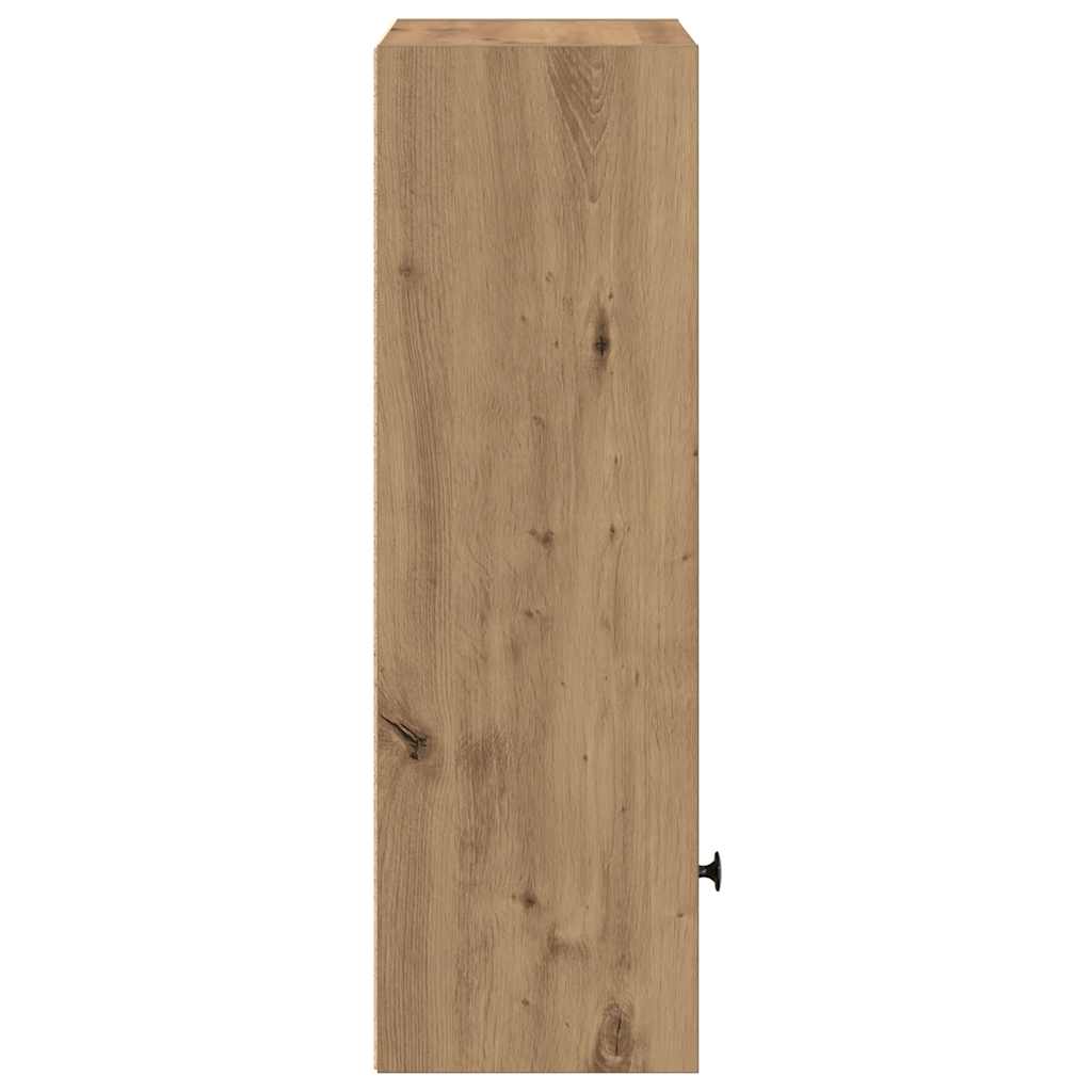 vidaXL Βιβλιοθήκη Αρτισιανή Δρυς 31x24x77 εκ. Επεξ. Ξύλο