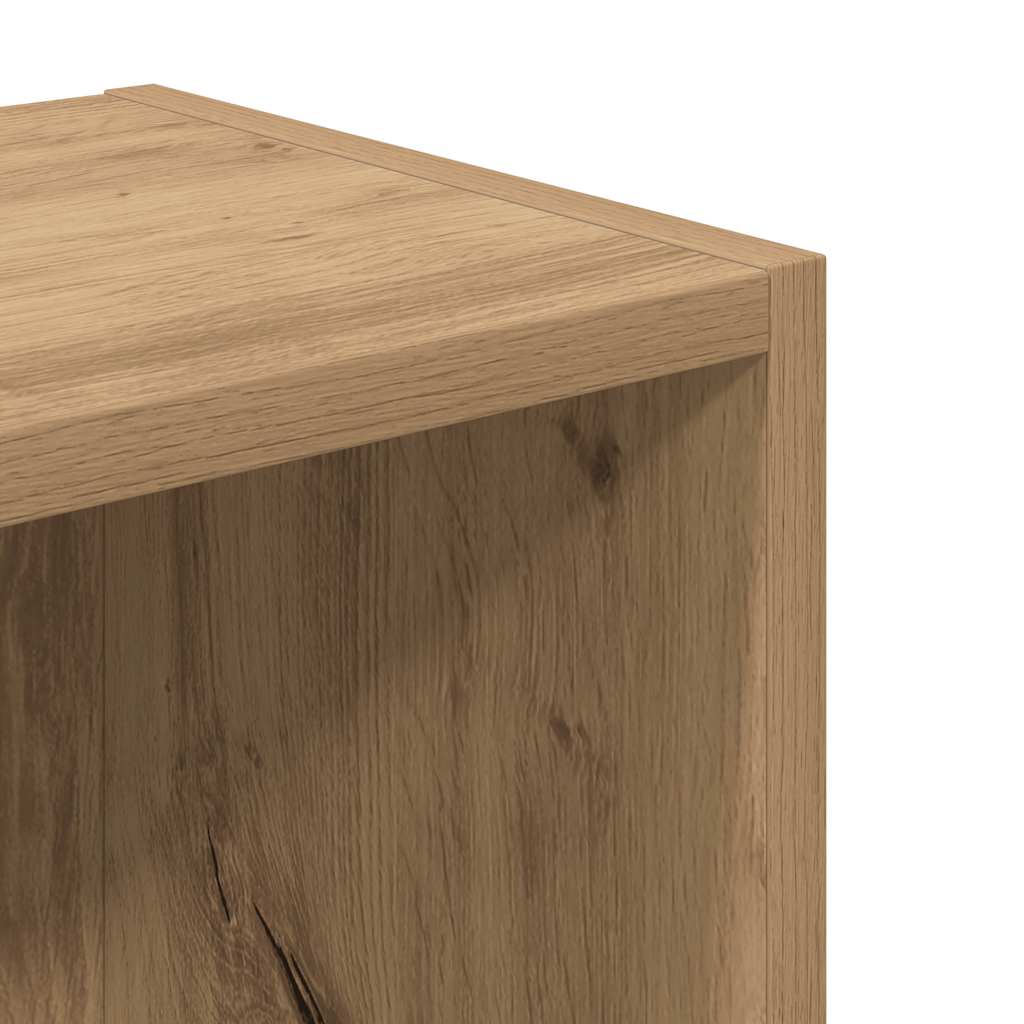 vidaXL Βιβλιοθήκη Αρτισιανή Δρυς 31x24x77 εκ. Επεξ. Ξύλο