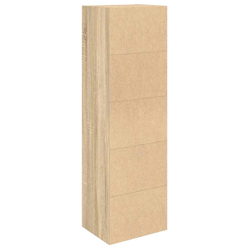 vidaXL Βιβλιοθήκη Sonoma Δρυς 31x24x102 εκ. από Επεξεργασμένο Ξύλο
