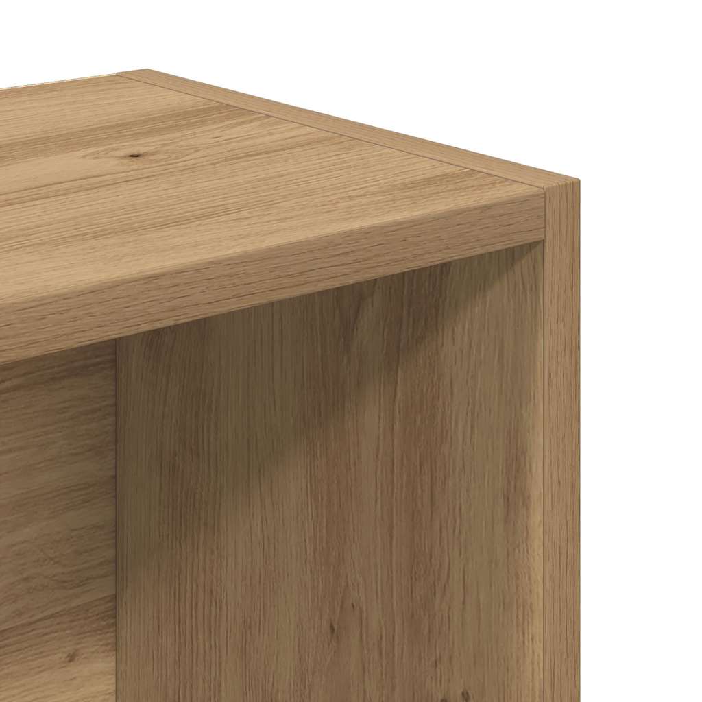 vidaXL Βιβλιοθήκη Αρτισιανή Δρυς 31x24x102 εκ. Επεξ. Ξύλο