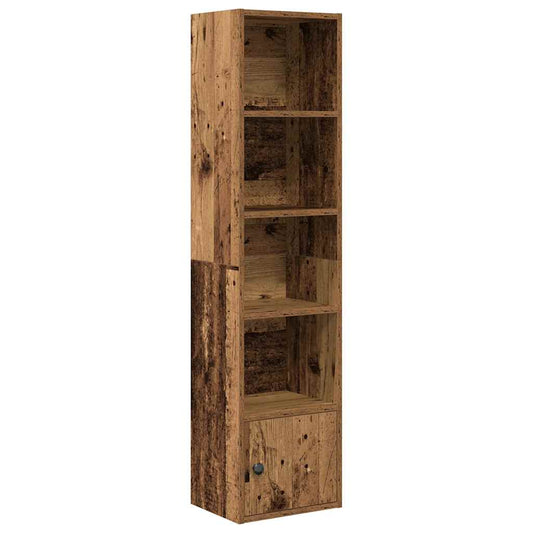 vidaXL Βιβλιοθήκη Όψη Παλαιού Ξύλου 31x24x127 εκ. Επεξεργασμένο Ξύλο
