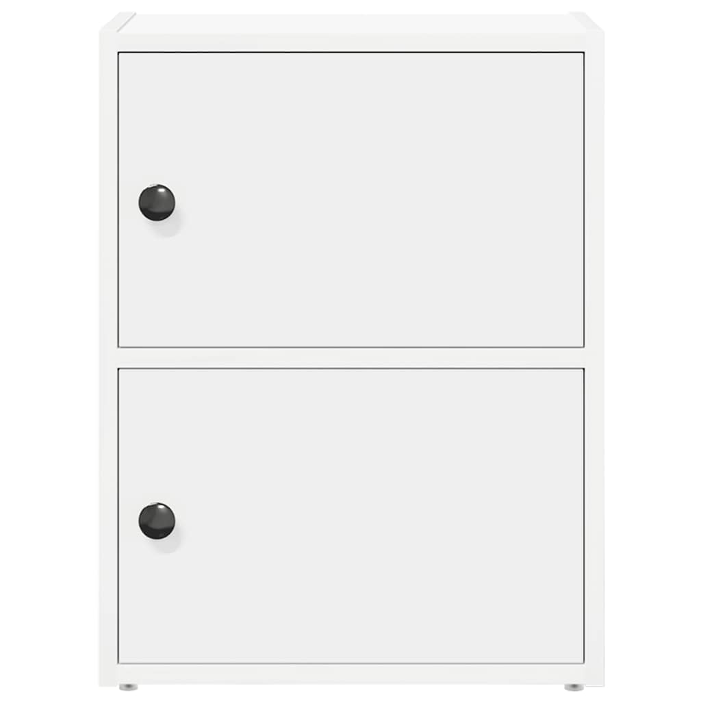 vidaXL Βιβλιοθήκη Λευκή 40x24x52 εκ. από Επεξεργασμένο Ξύλο