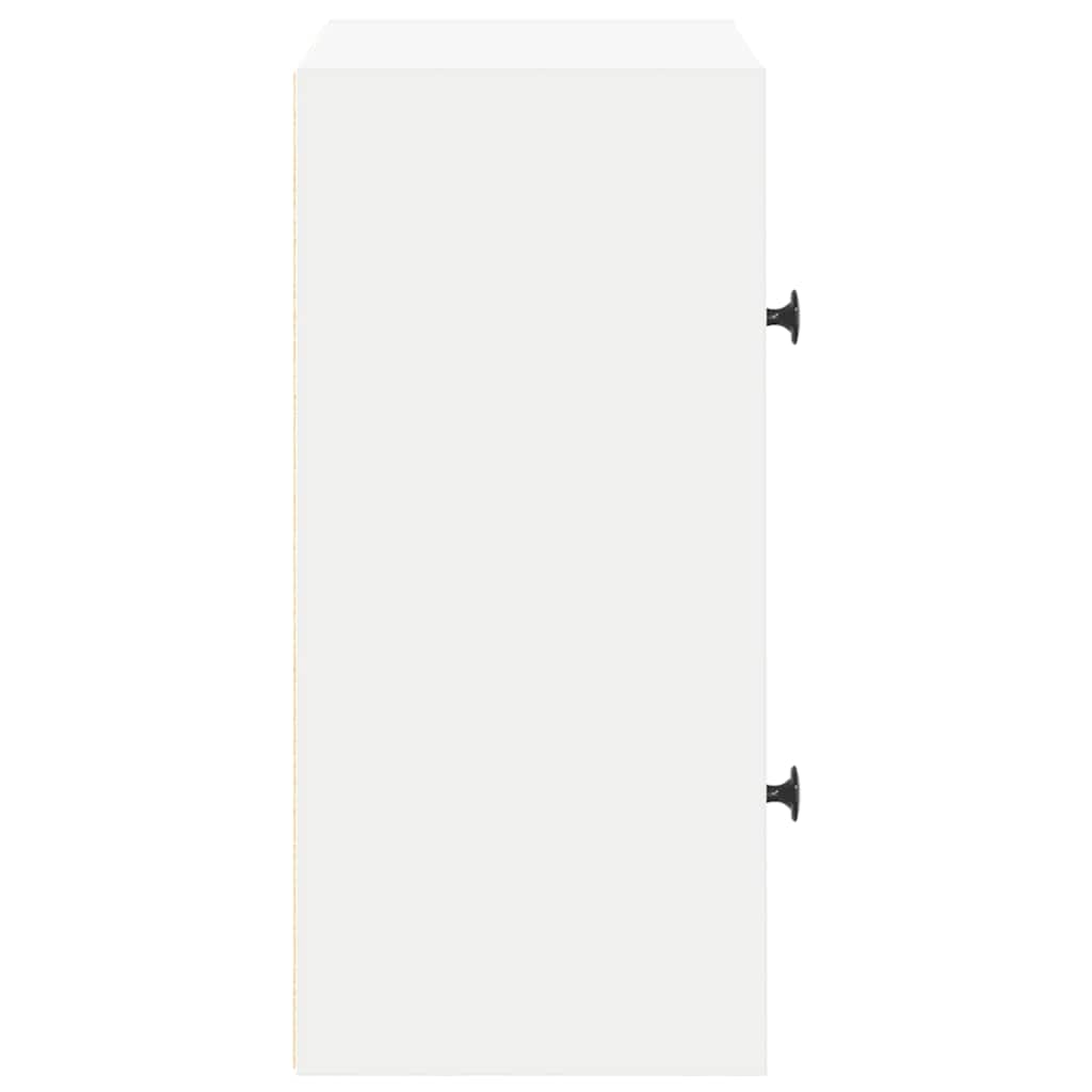 vidaXL Βιβλιοθήκη Λευκή 40x24x52 εκ. από Επεξεργασμένο Ξύλο