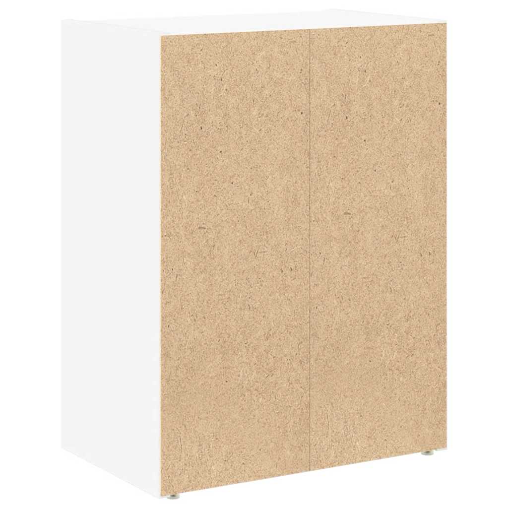 vidaXL Βιβλιοθήκη Λευκή 40x24x52 εκ. από Επεξεργασμένο Ξύλο