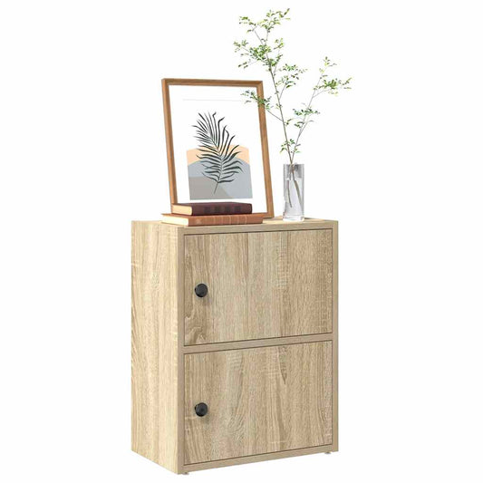 vidaXL Βιβλιοθήκη Sonoma Δρυς 40x24x52 εκ. από Επεξεργασμένο Ξύλο