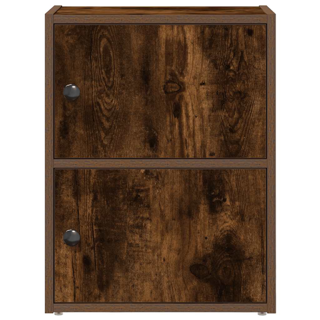 vidaXL Βιβλιοθήκη Καπνιστή Δρυς 40x24x52 εκ. από Επεξεργασμένο Ξύλο