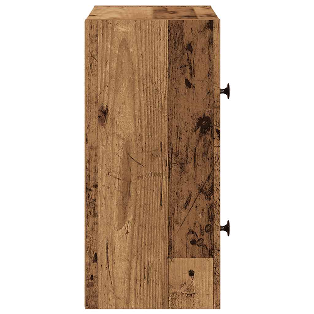 vidaXL Βιβλιοθήκη Όψη Παλαιού Ξύλου 40x24x52 εκ. Επεξεργασμένο Ξύλο