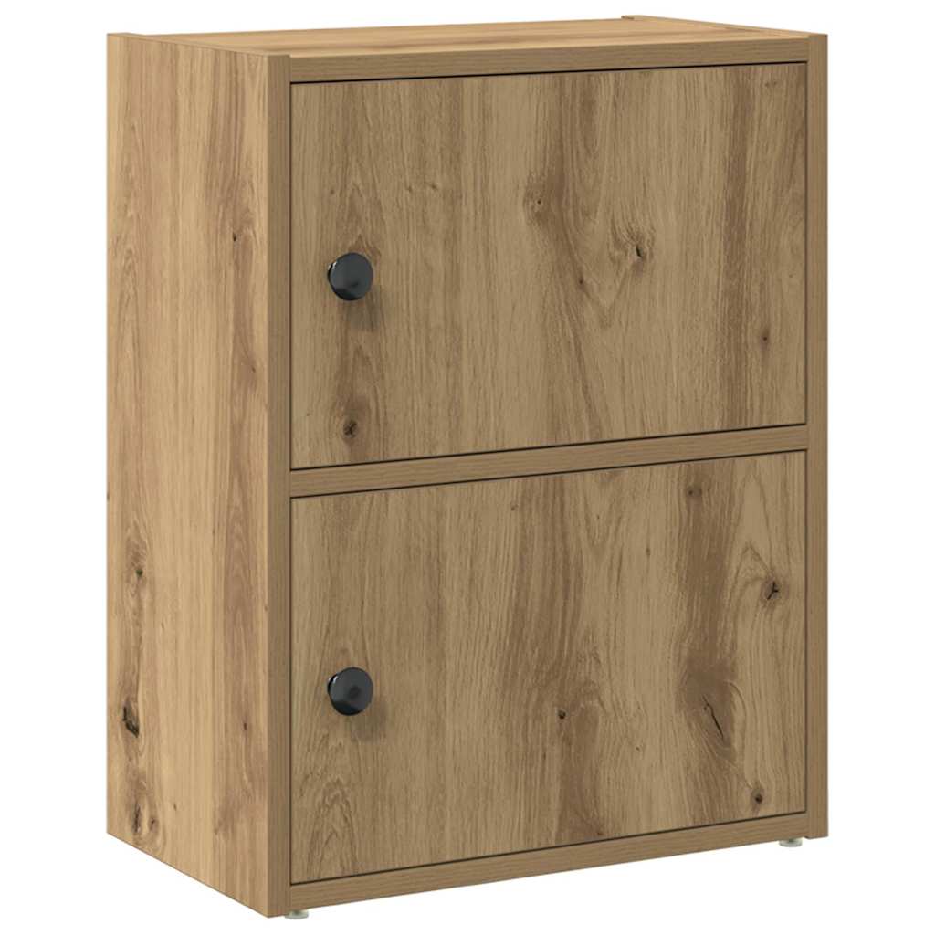 vidaXL Βιβλιοθήκη Αρτισιανή Δρυς 40x24x52 εκ. Επεξ. Ξύλο