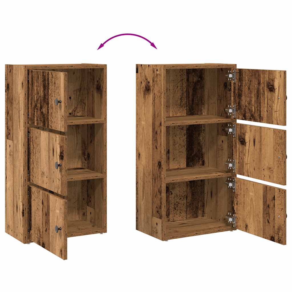 vidaXL Βιβλιοθήκη Όψη Παλαιού Ξύλου 40x24x77 εκ. Επεξεργασμένο Ξύλο